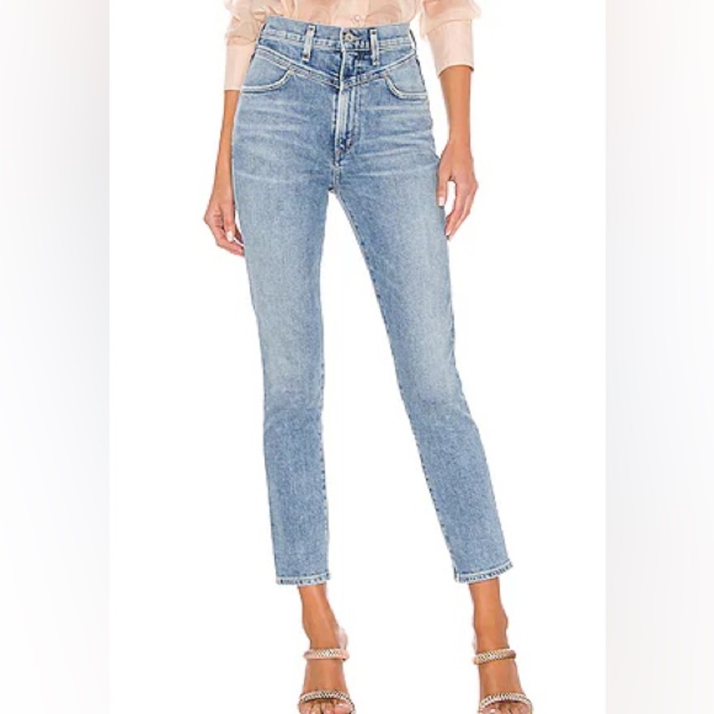 Citizens of humanity Mia front yoke slim straight jeans size 27